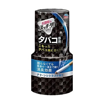 （まとめ）アース製薬 お部屋のスッキーリ！タバコ用 クリーンシトラス 400ml 1個【×10セット】