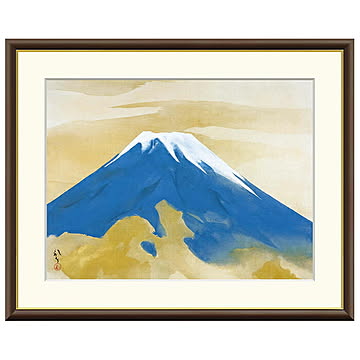 額絵 富士 川端龍子 61x49.5cm 三幸