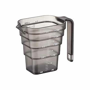 tower タワー (山崎実業) マグネット段々計量カップ 200ml Magnetic Measuring Cup - Small 磁石式 メジャーカップ