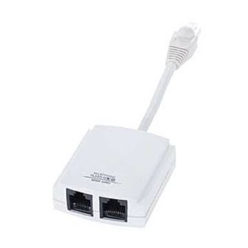 （まとめ）サンワサプライ RJ45分配器 TEL-RJ45Y【×3セット】