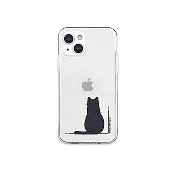 AKAN ソフトクリアケース for iPhone 13 KURONEKO AK20992i13