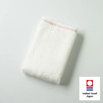 楠橋紋織 ダブルスター presso ウォッシュタオル 33cm×35cm オフホワイト 1-62008-51
