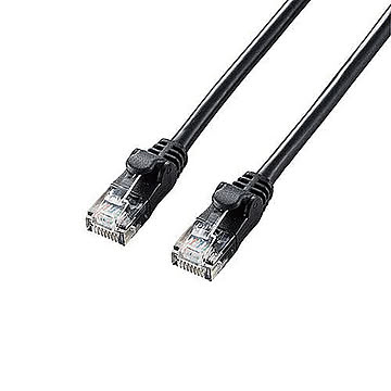【5個セット】エレコム やわらかLANケーブル/CAT6A/10m/ブラック LD-GPAY/BK10X5 管理No. 4589453002725
