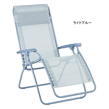 椅子 折りたたみ式 ラフマ Lafuma Rclipリラックスチェア 生地 フレーム同色 LFM5169 幅500x奥行778x高さ1440mm 谷村実業