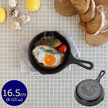 ロッジ スキレット 6-1/2インチ(6.5インチ) 16.5cm オオカミ L3SKWLWF LODGE