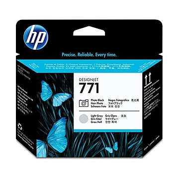 (まとめ) HP771 プリントヘッド フォトブラック／ライトグレー CE020A 1個  【×10セット】