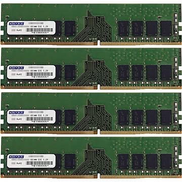 アドテック DDR4-2666 UDIMM ECC 8GB×4枚 1Rx8 ADS2666D-E8GSB4