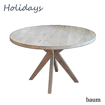 関家具 バウム 116 ダイニングテーブル 木製 円形