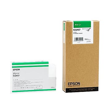 （まとめ） エプソン EPSON PX-P／K3インクカートリッジ グリーン 350ml ICGR57 1個 【×3セット】