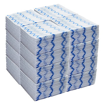 ディスポーザブル マイクロファイバー クロス 640枚 RM2136053BL 305x305mm ラバーメイド