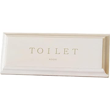 木製 ドアプレート TOILET BATH PRIVATE 案内板 BREAブレア