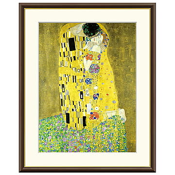 額絵 接吻 グスタフ・クリムト 61x49.5cm 三幸