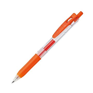 (まとめ) ゼブラ ゲルインクボールペン サラサクリップ 0.3mm レッドオレンジ JJH15-ROR 1本  【×100セット】