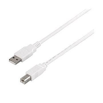 バッファロー(サプライ) USB2.0ケーブル(A to B) 5m ホワイト BSUAB250WHA