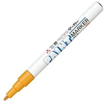 (業務用20セット) 三菱鉛筆 油性ペン/ペイントマーカー 細字/丸芯 不透明性インク PX-21.4 橙
