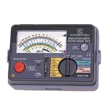 共立電気計器 キューメグアース アナログ絶縁・接地抵抗計 6018