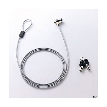 (まとめ)サンワサプライ ノートパソコンセキュリティ SL-31S×2セット