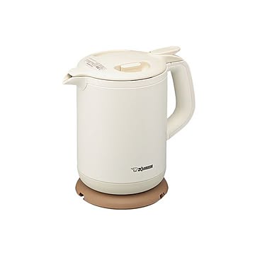 象印マホービン 蒸気レス電気ケトル 0.8L アイボリー CK-AJ08