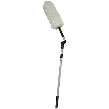 （まとめ）CLEAN TIMES 首振り除電ダスター 伸縮ロング ×3セット