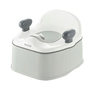 リッチェル ポッティス 子ども用トイレ イス型おまる 3個セット ホワイト 幅33×奥行34×高さ24.5cm 防滑転倒