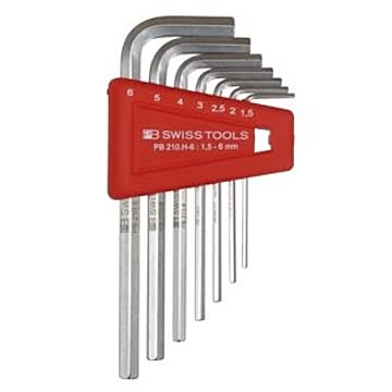 PB SWISS TOOLS 210H-6CN ホルダー付六角棒レンチセット