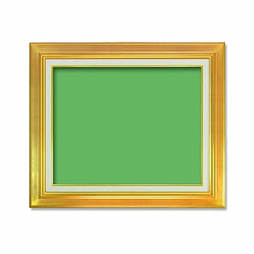 【油額】油絵額・キャンバス額・金の油絵額・銀の油絵額 ■油絵額F8号（455×380mm）「ゴールド」