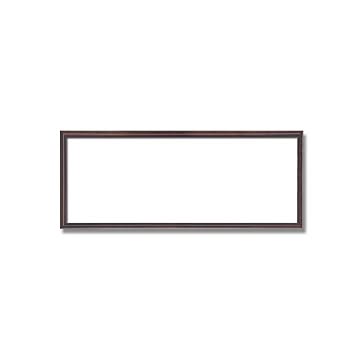 【長方形額】木製額 縦横兼用額 カラー4色展開 ■カラー長方形額（450×200mm）ブラウン