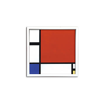 Piet Mondrian アートポスター（フレーム付き） m13163