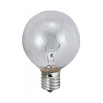 YAZAWA　ベビーボール球 G50 E17 60W クリア　G501760C 管理No. 4966307302161