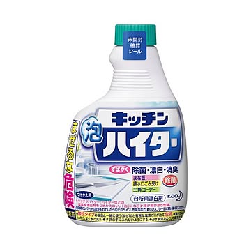 （まとめ） 花王 キッチン泡ハイター 詰替用 400ml×30セット