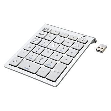 ミヨシ(MCO) 2.4GHz接続 ワイヤレステンキー シルバー TEN24G01/SL