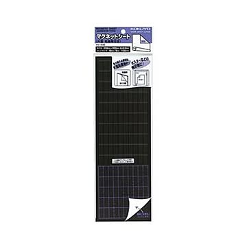 （まとめ）コクヨ マグネットシート（片面・粘着剤付）300×100mm マク-345 1セット（10枚）【×3セット】