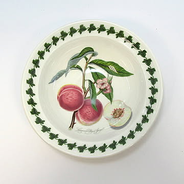 ポートメリオン　ポモナ　オートミール15cm  ピーチ　Grimwoods Royal George Peach　PL05205　洋食器　イギリス　ボタニック