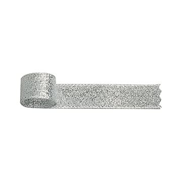 （まとめ） ササガワ リボン グランドメタル 銀 12mm 【×10セット】