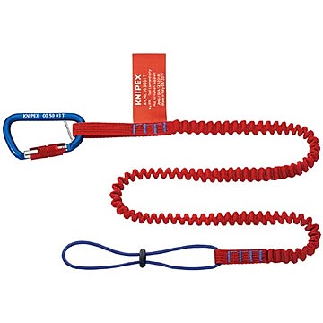 KNIPEX クニペックス 落下防止ストラップ カラビナ付  005005TBK
