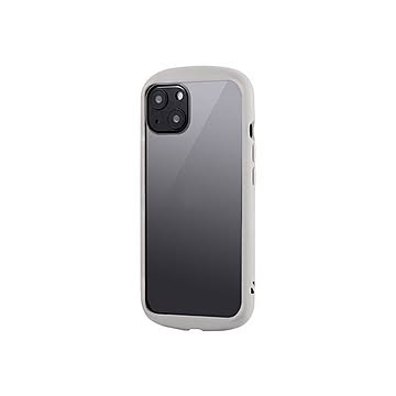 LEPLUS iPhone 13 耐衝撃ハイブリッドケース「Cleary」 コールドグレー LP-IM21PLCGY