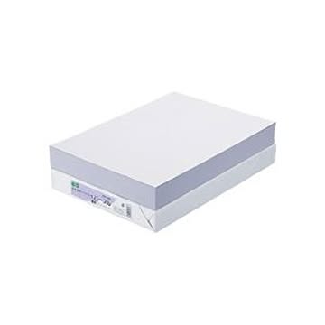 (まとめ) TANOSEE αエコカラーペーパーII B4 パープル 1冊（500枚） 【×10セット】
