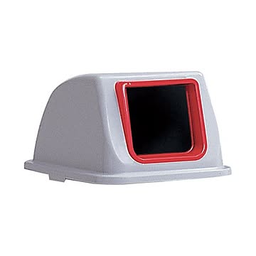 テラモト エコ分別カラーペール90 赤 DS-252-412-2