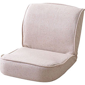東谷 完成品 座椅子 のびのび腹筋リクライナー RKC-174 幅43x奥行78x高さ42cm ベージュ