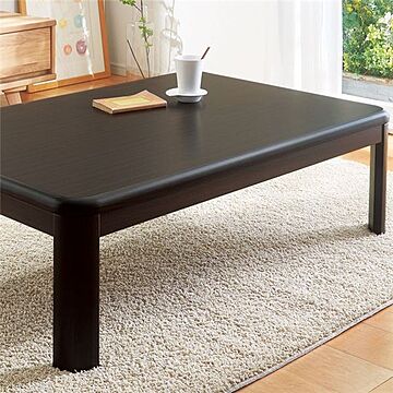 人感センサー付き 木製こたつテーブル 正方形80cm 組立品 脚付き コード長3m