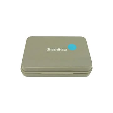 （まとめ） シヤチハタ スタンプ台 小形 空色HGN-1-LB 1個 ×5セット