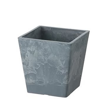 40個セット 深型 植木鉢/プランター 12型 正方形 ブルー 約幅12.1cm 軽量 リッチェル ボタニー スクエアポット