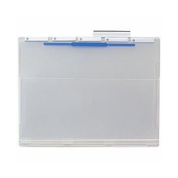 （まとめ）ライオン事務器 介護ホルダー A4中仕切り付 KH-5P 1冊 【×10セット】