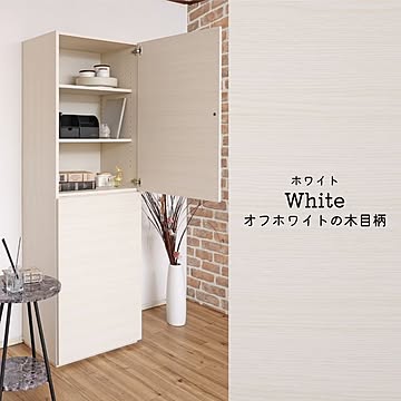 収納棚 扉付き キャビネット 国産家具 壁面収納 幅60cm DIY 木製 組立 WS-1860T