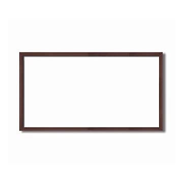 【長方形額】木製額 縦横兼用額 前面アクリル仕様 ■黒茶色長方形額（500×250mm）シタン色