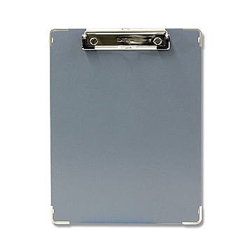 (まとめ) ライオン事務器 ボール用箋挟 B5タテ灰 CS-110 1セット(10枚) 【×5セット】