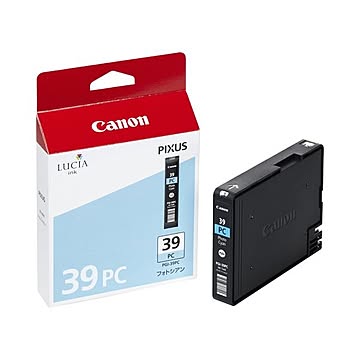 （まとめ） キャノン Canon インクタンク PGI-39PC フォトシアン 4864B001 1個 ×3セット