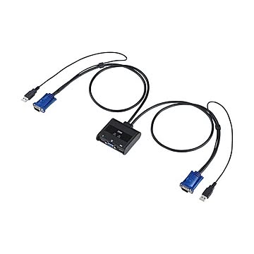 サンワサプライ パソコン自動切替器(2:1) SW-KVM2UUN
