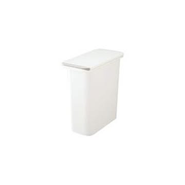HOME＆HOME 20L ゴミ箱 ワンプッシュオープン ホワイト 12個セット