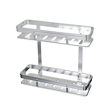 キッチンラック ALUMINUM WALL SHELF 2TIER H19-0022 幅400x奥行140x高さ355mm ダルトン